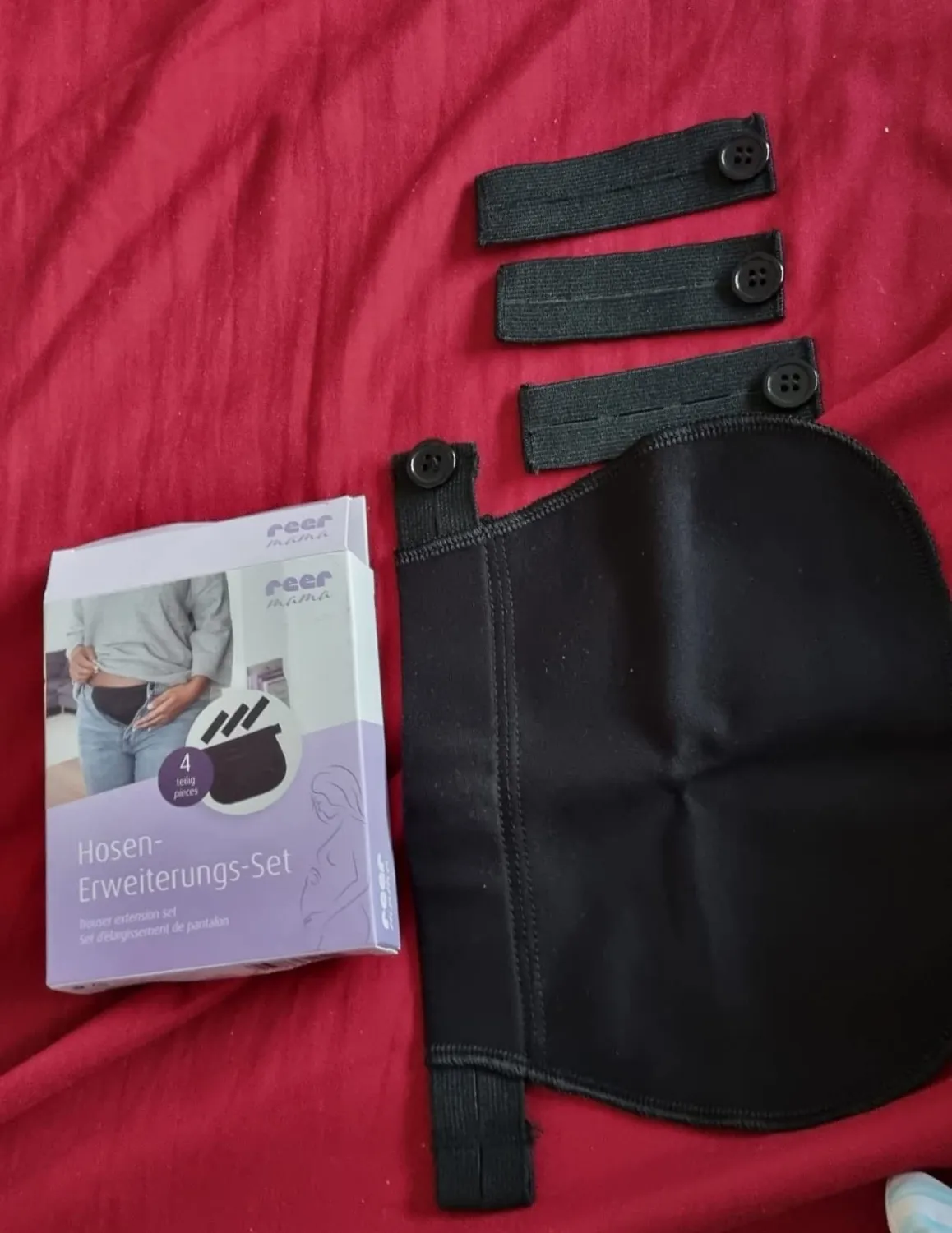 reer Hosenerweiterung Schwangerschaft Set 4tlg schwarz