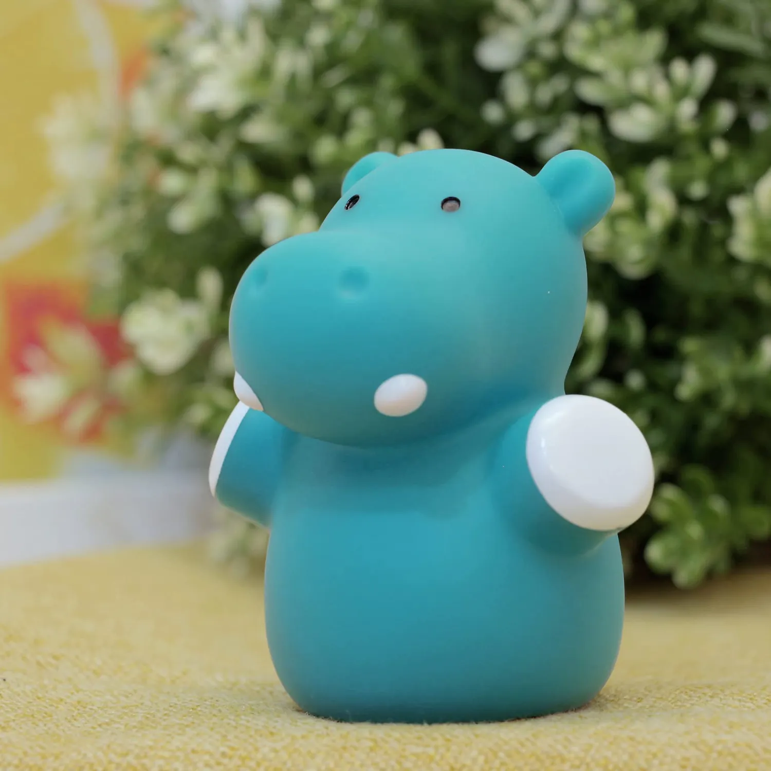 Reer lumilu Mini Zoo Hippo Nachtlicht Nilpferd blau LED