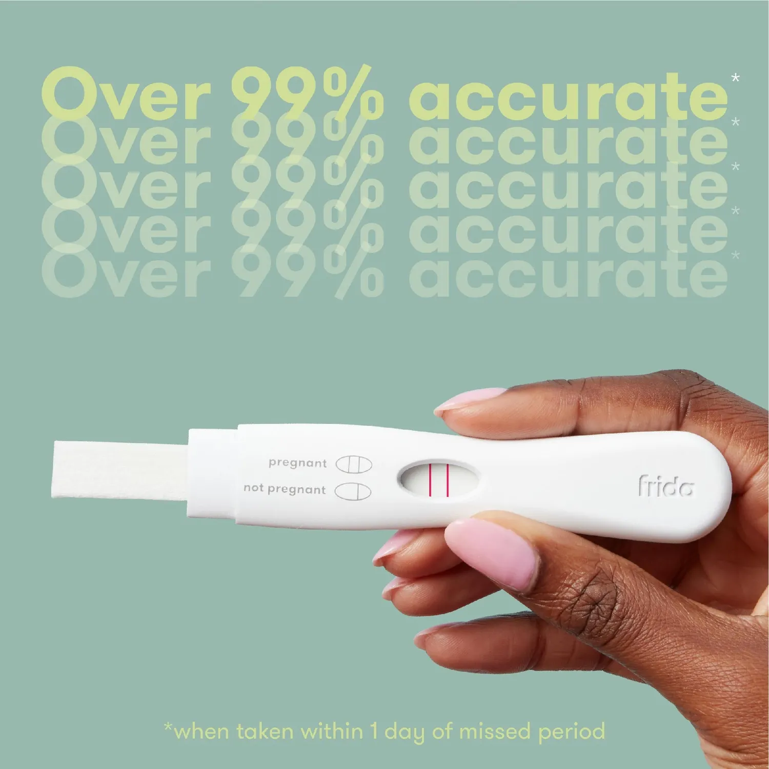 Frida Fertility Schwangerschaftstest Früherkennung 2 Stück 99%