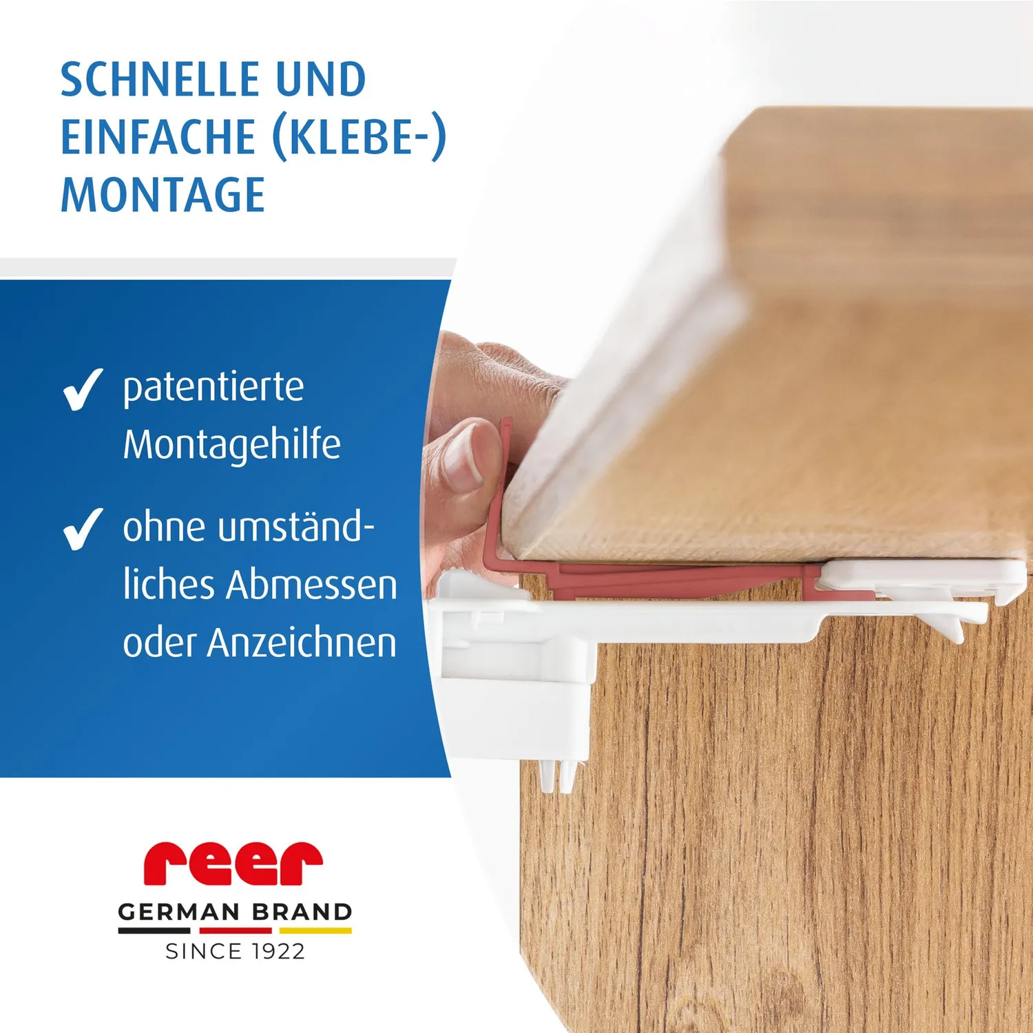 Reer Besteckschubladen-Sicherung Schublade weiß 2 Stück