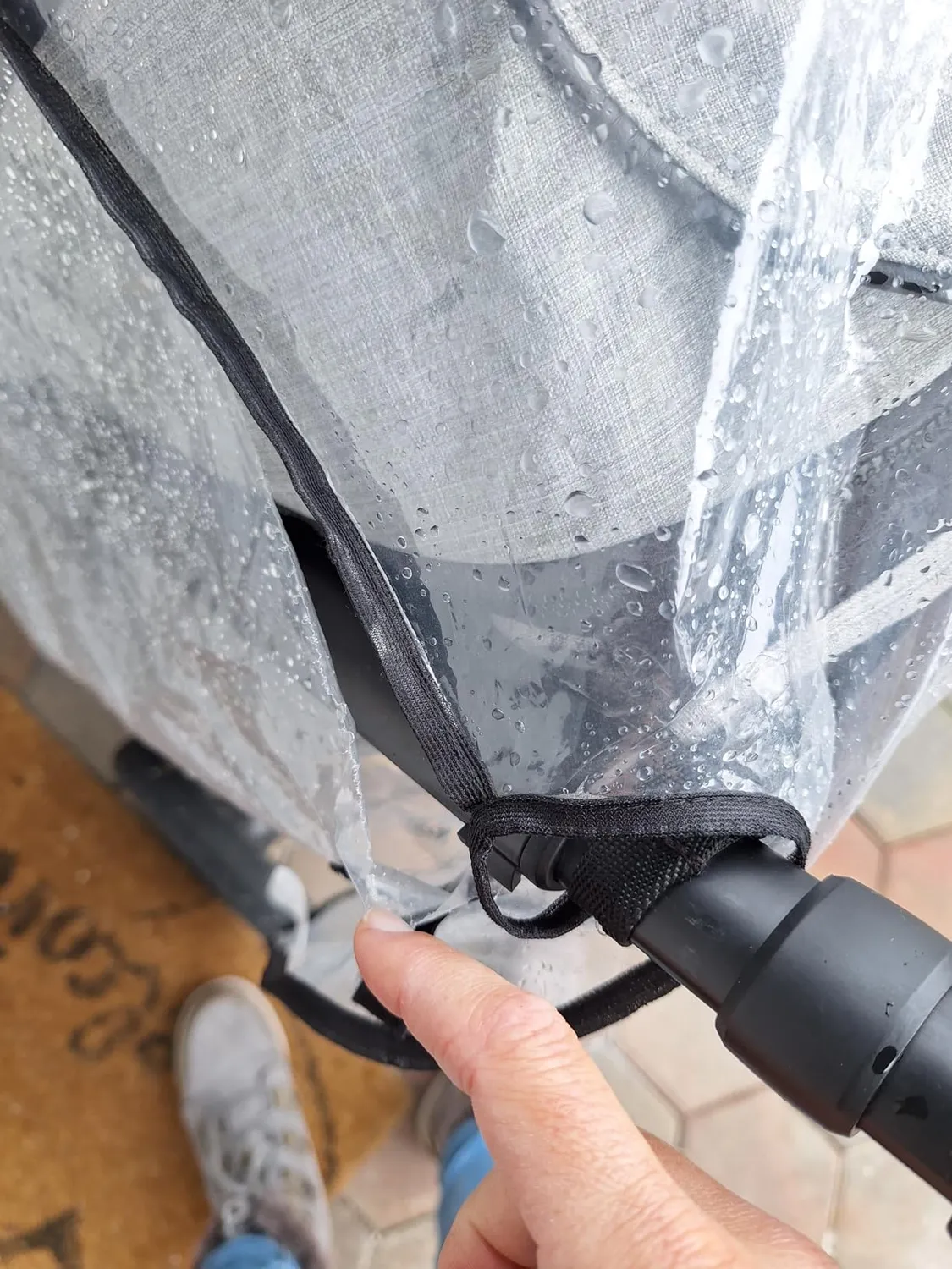 Reer RainCover Active Regenschutz Buggy transparent