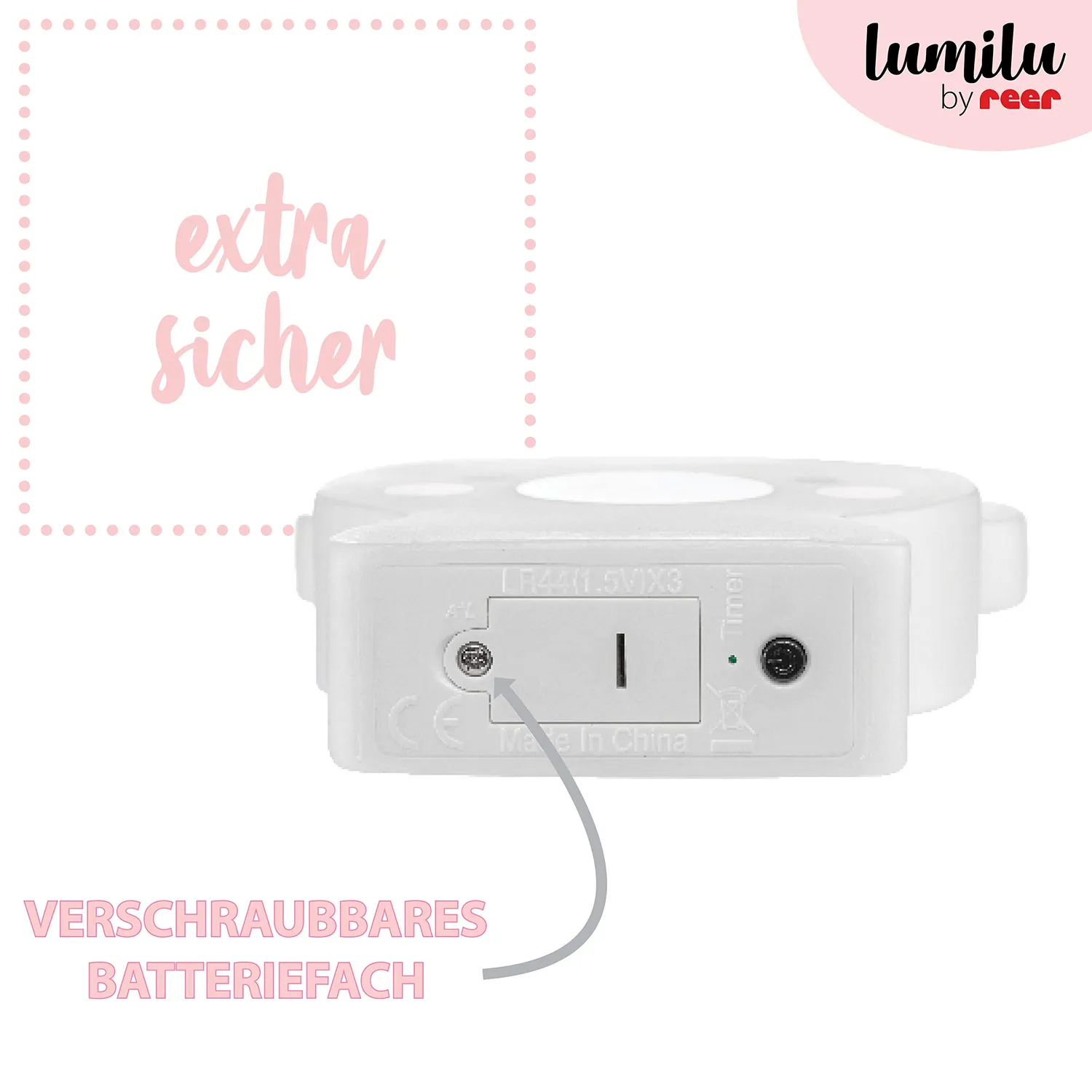 reer lumilu Cute Friends Katze Nachtlicht weiß