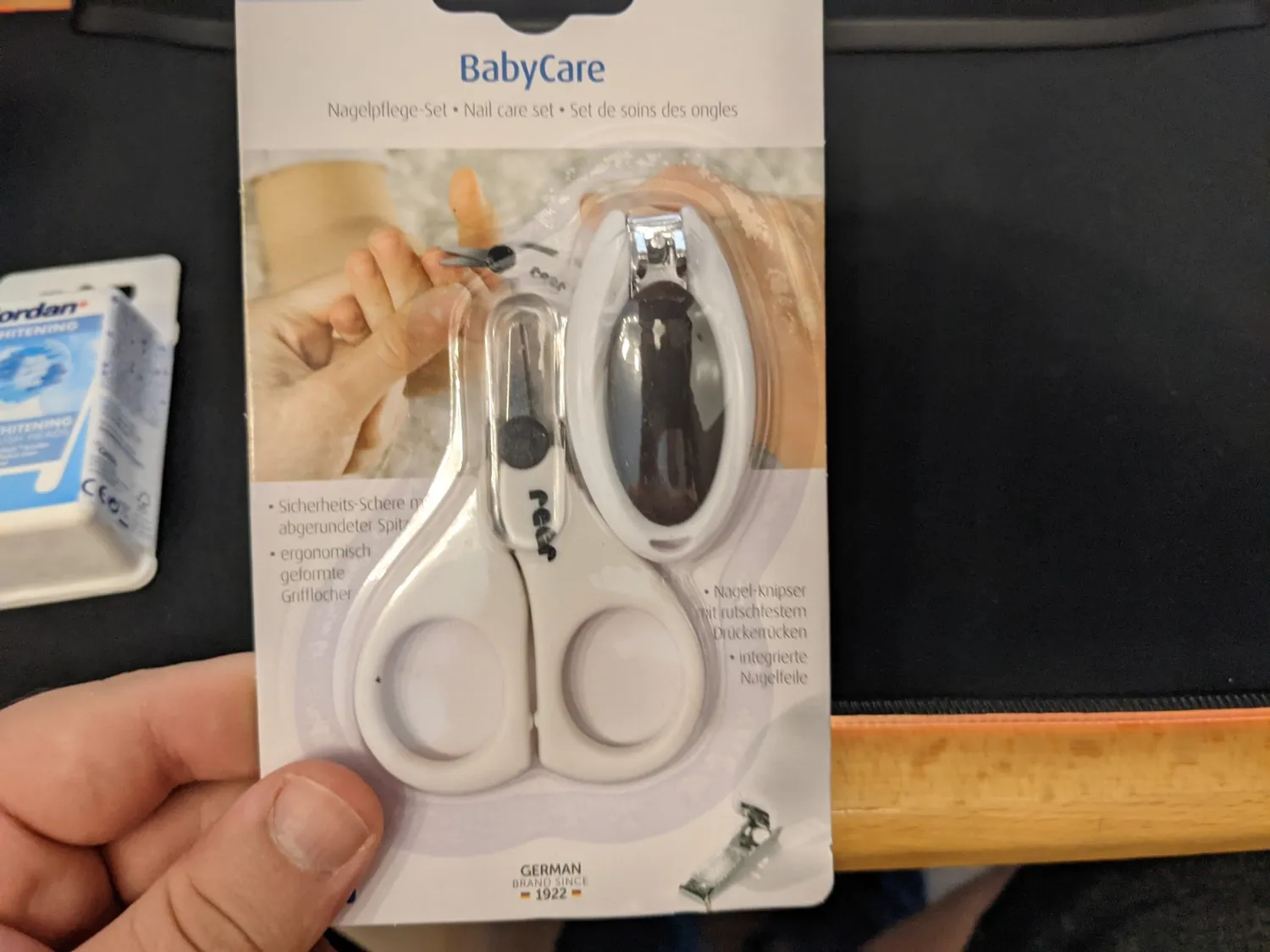 reer BabyCare Nagelpflege-Set Schere Knipser weiß