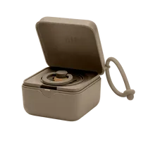 BIBS Schnullerclip 22 cm Dark Oak Vanilla Bio-Baumwolle