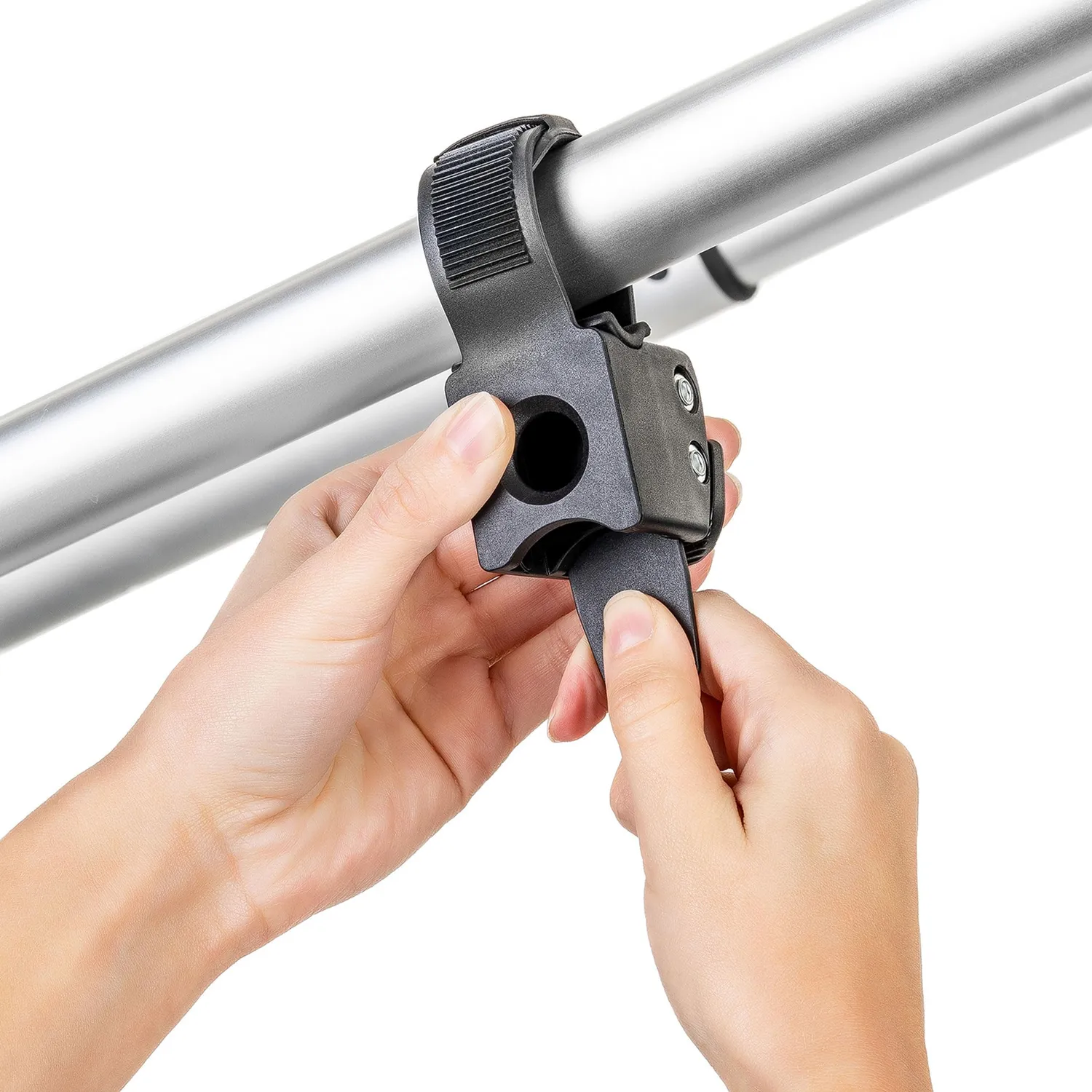 Reer Clip&Go 84021 Getränkehalter Kinderwagen schwarz