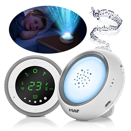 Reer 50080 Projektor Babyphone Weiß mit Sternenhimmel