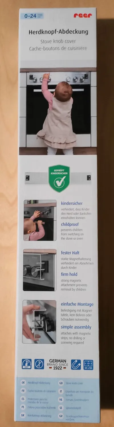 Reer Herdknopf-Abdeckung Schalterabdeckung transparent