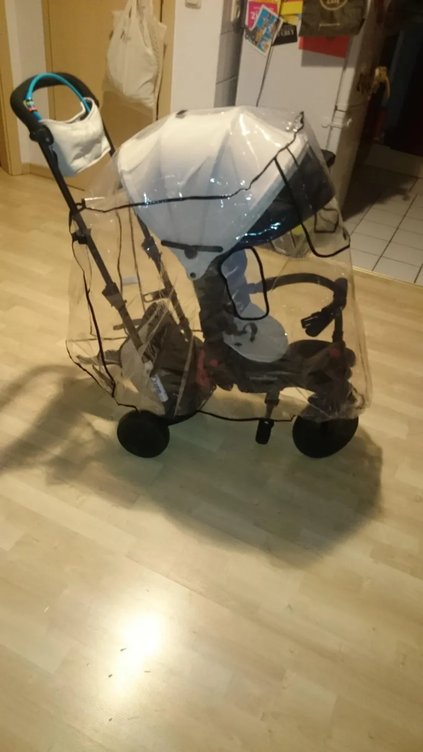 Reer RainCover Active Regenschutz Buggy transparent