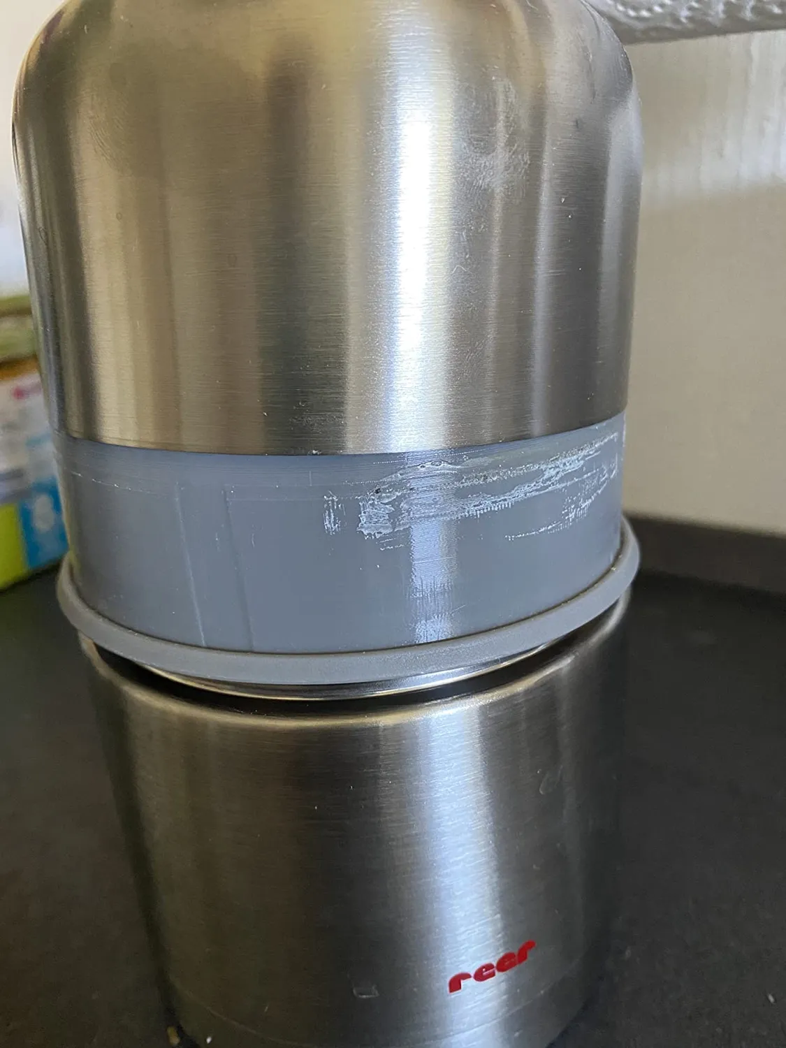 Reer 90430 Warmhaltebox Edelstahl 350 ml mit Becher