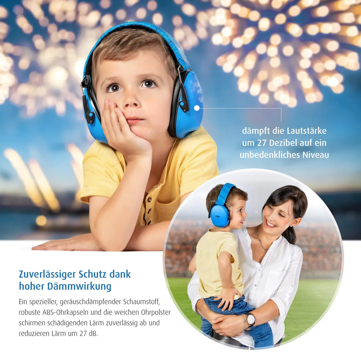 Reer SilentGuard Kids Gehörschutz blau SNR 27