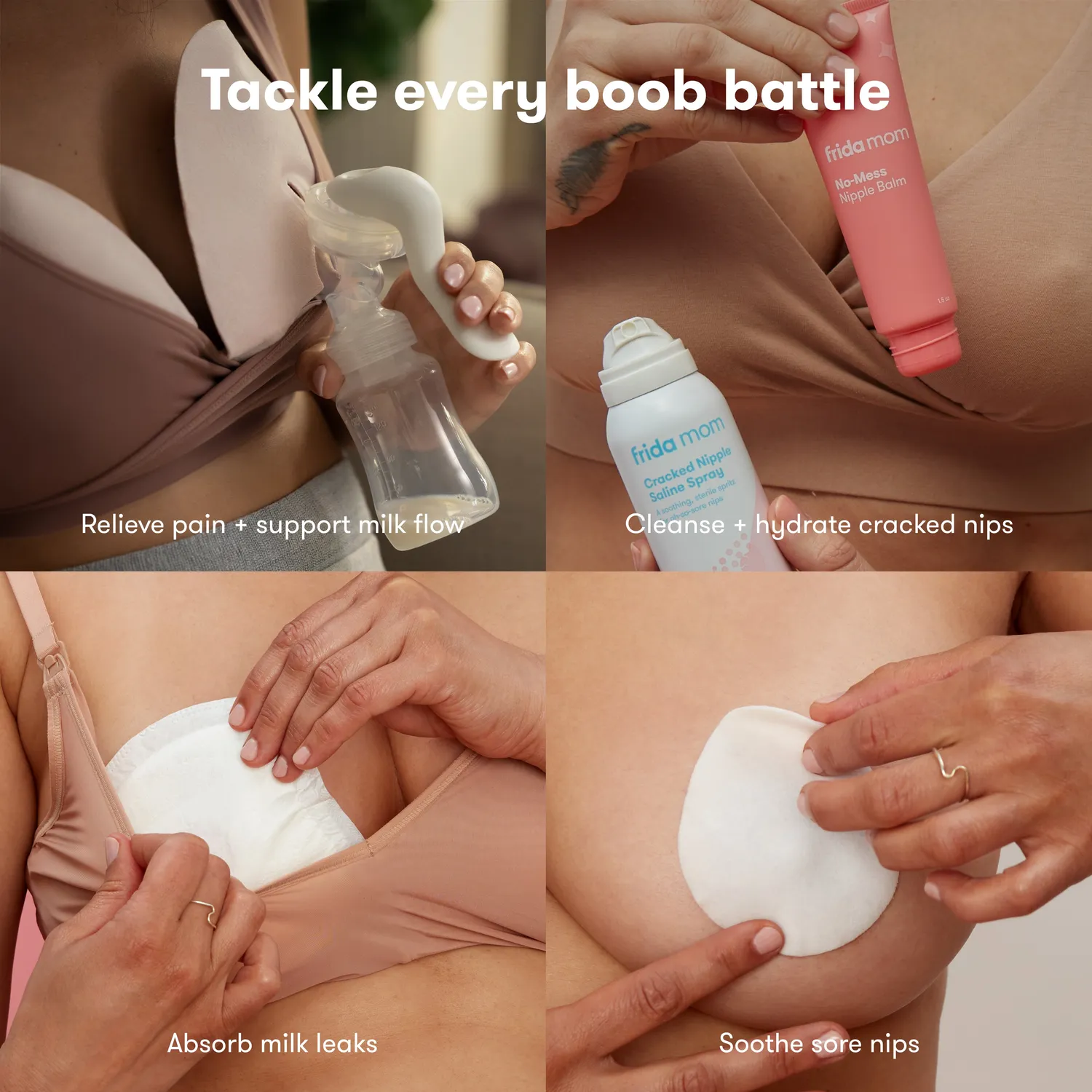 Frida Mom Breastfeeding Survival Stillset 6-teilig kühlend