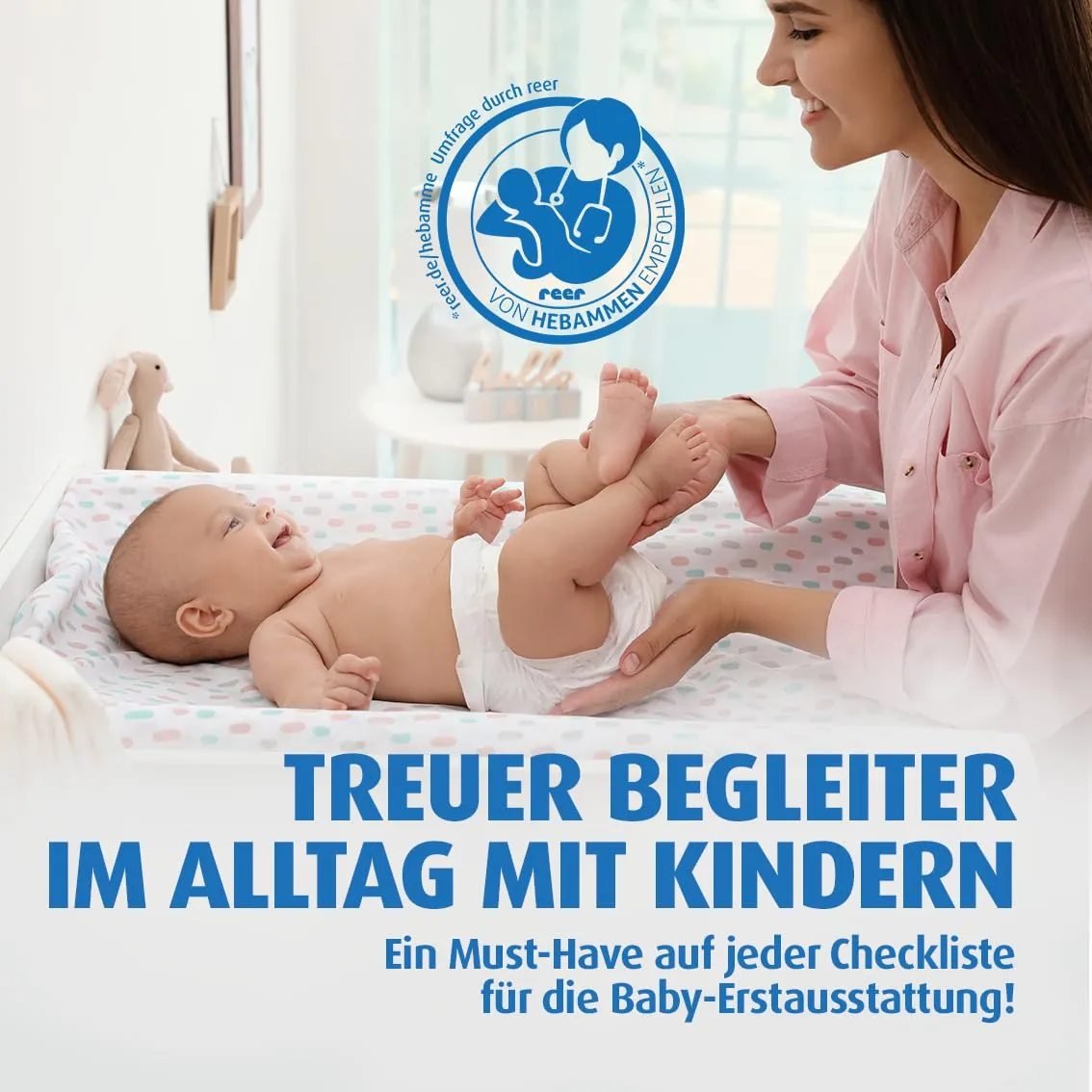 reer FeelWell Wickeltischstrahler 2 Heizstufen