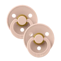 BIBS Colour Schnuller 2er-Pack Vanilla/Blush Latex
