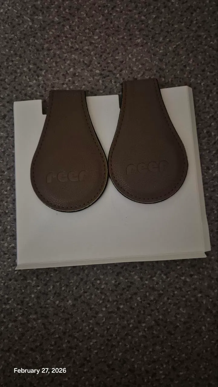 Reer Clip&Go Magnetclip braun für Kinderwagen 2er-Set