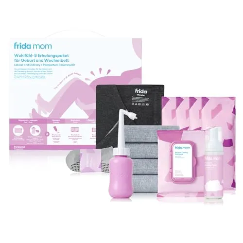 Frida Mom Geburt & Wochenbett Set 8-teilig mit Kleid