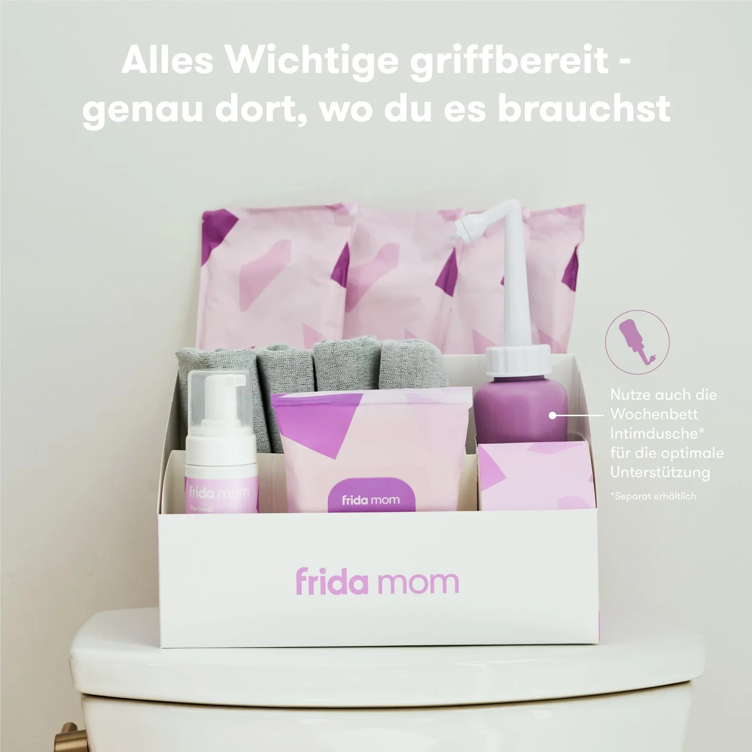 Frida Mom Erholungspaket Wochenbett Set mit Kühlbinden