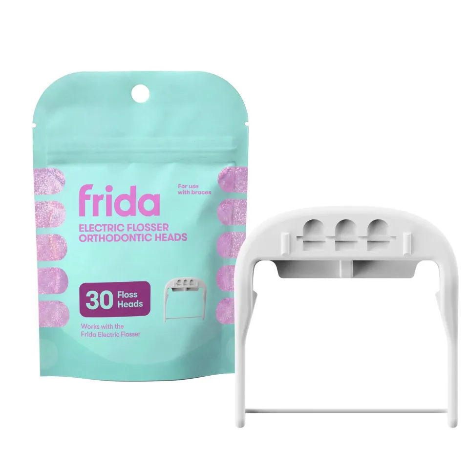 Frida Kids Electric Flosser Orthodontic Aufsätze 30 Stück Minze