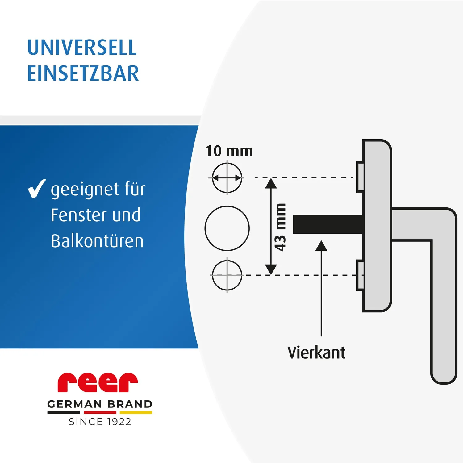 Reer WinLock Fenstersicherung 3 Stück weiß ohne Bohren