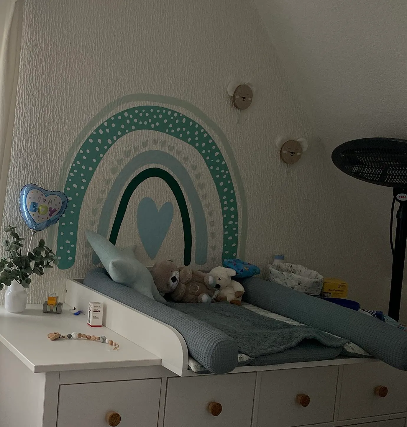 Reer Wickeltischstrahler Heizstrahler 650 Watt mit Standfuß