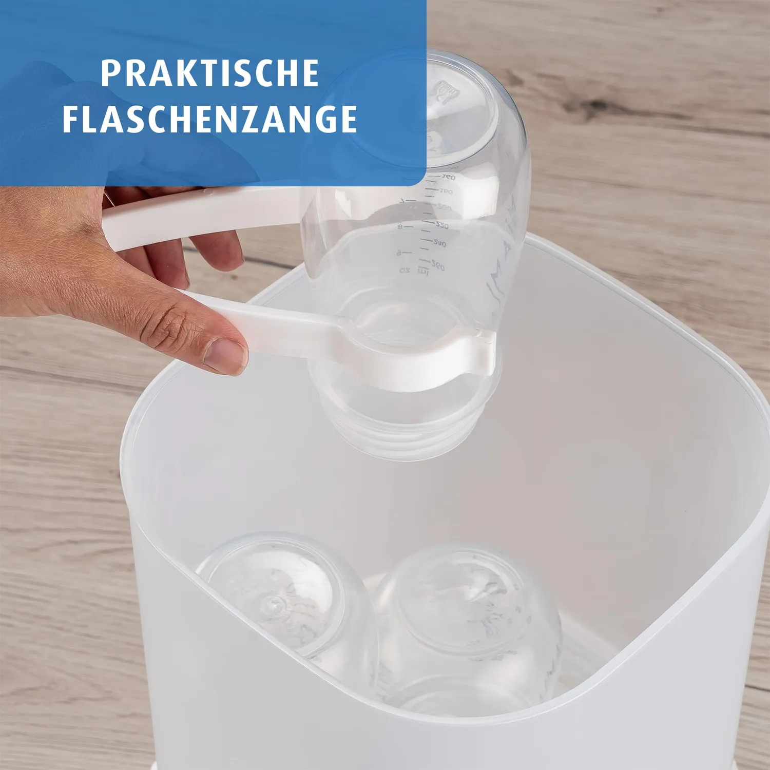 Reer VapoDryS Babyflaschen-Sterilisator Trockner 5 Flaschen