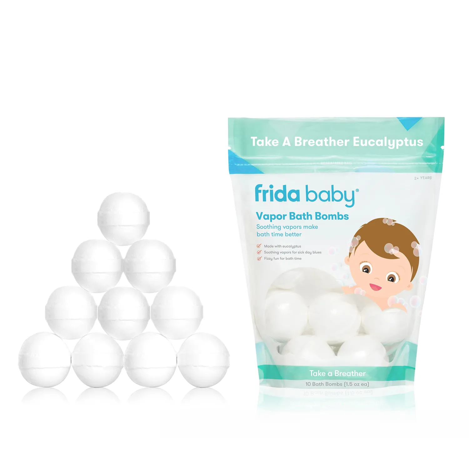 Frida Baby BreatheFrida Badebomben 3 Stück Eukalyptus