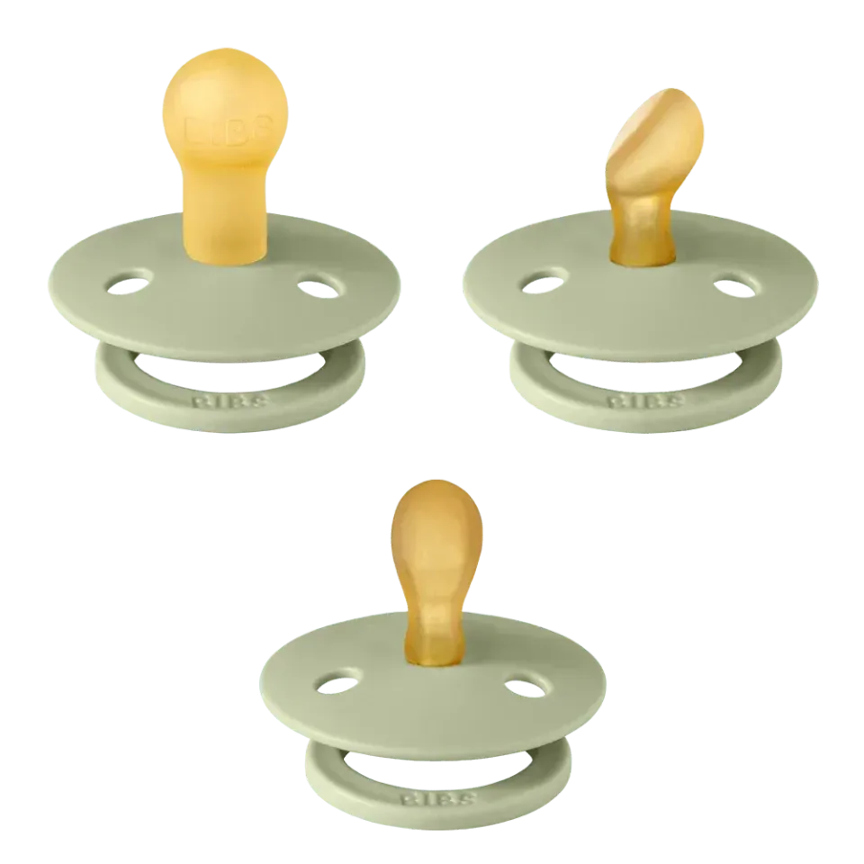 BIBS Try-It Collection Schnuller 3er Sage Latex-Set