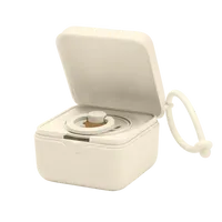 BIBS Studio Clip Loop Schnullerclip Ivory Black 1 St