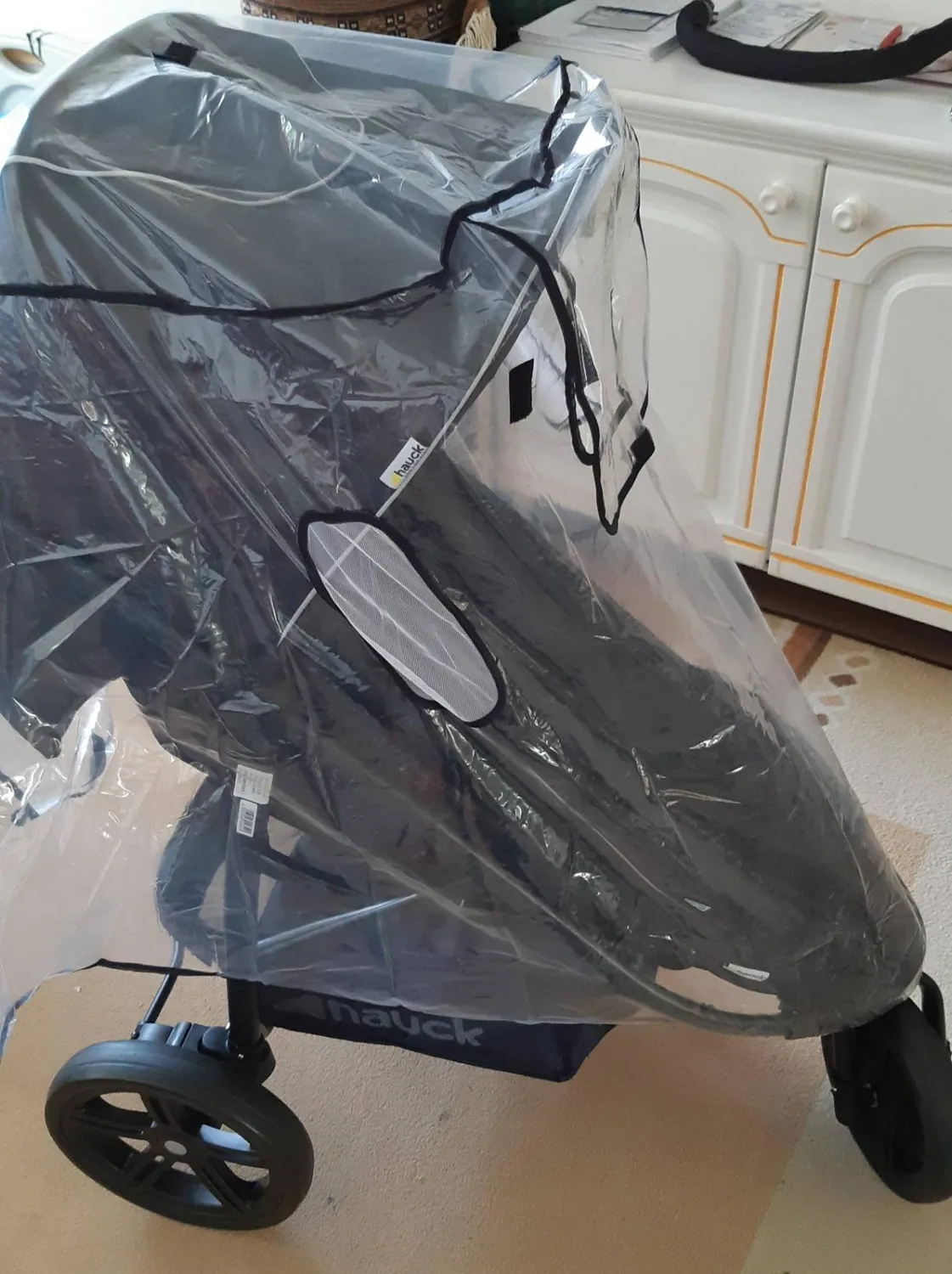 Reer RainCover Active Regenschutz Buggy transparent