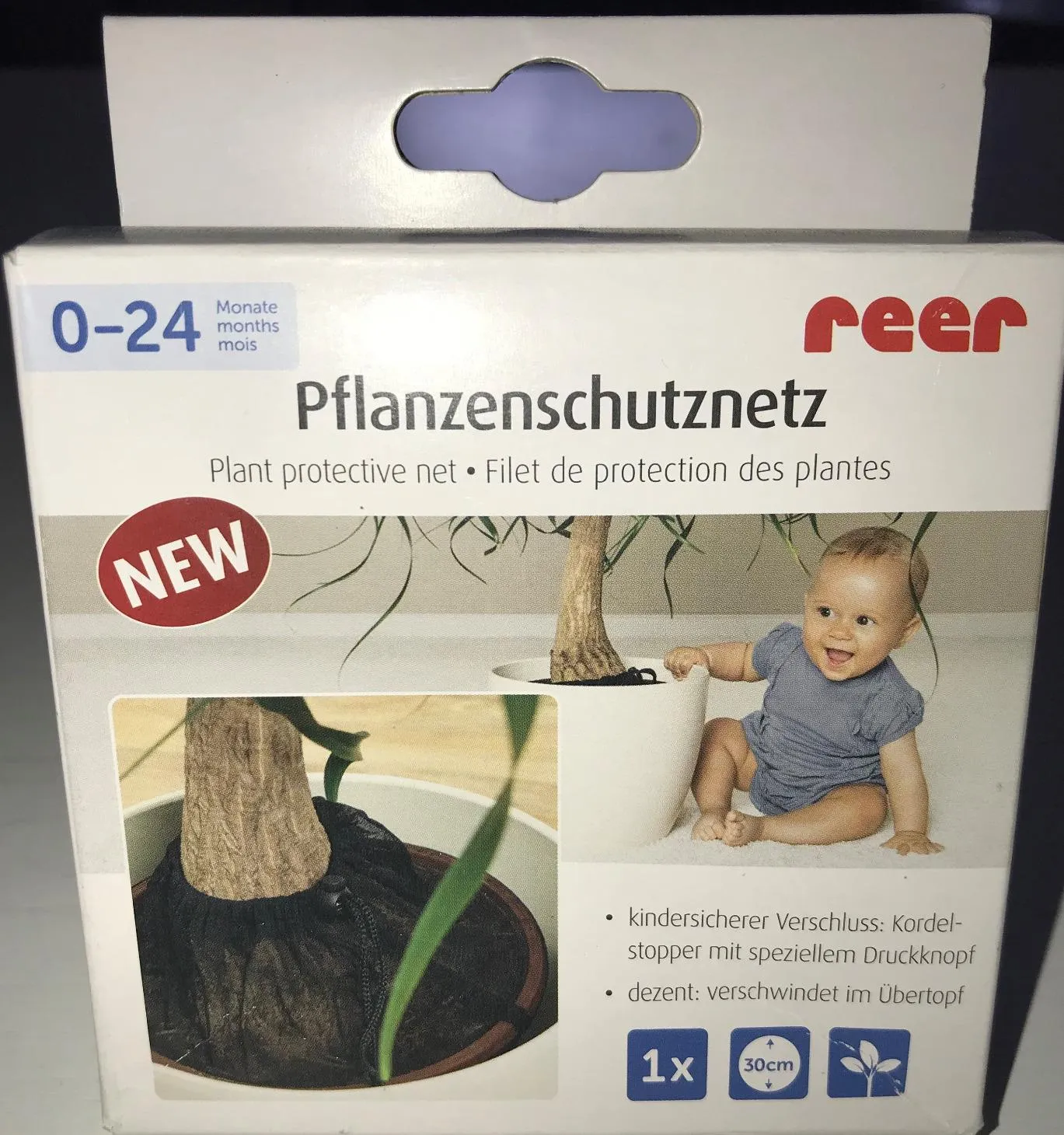 Reer Pflanzenschutz Netz Blumentopfschutz 30 cm einzeln