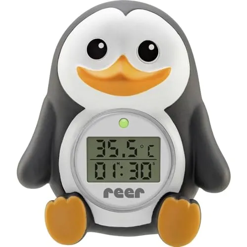 Reer MyHappyPingu Badethermometer Pinguin digital