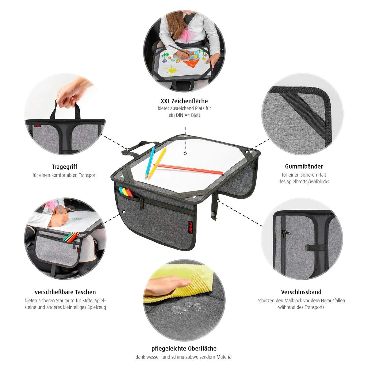 Reer TravelKid Play Malunterlage 1 Stück wasserabweisend