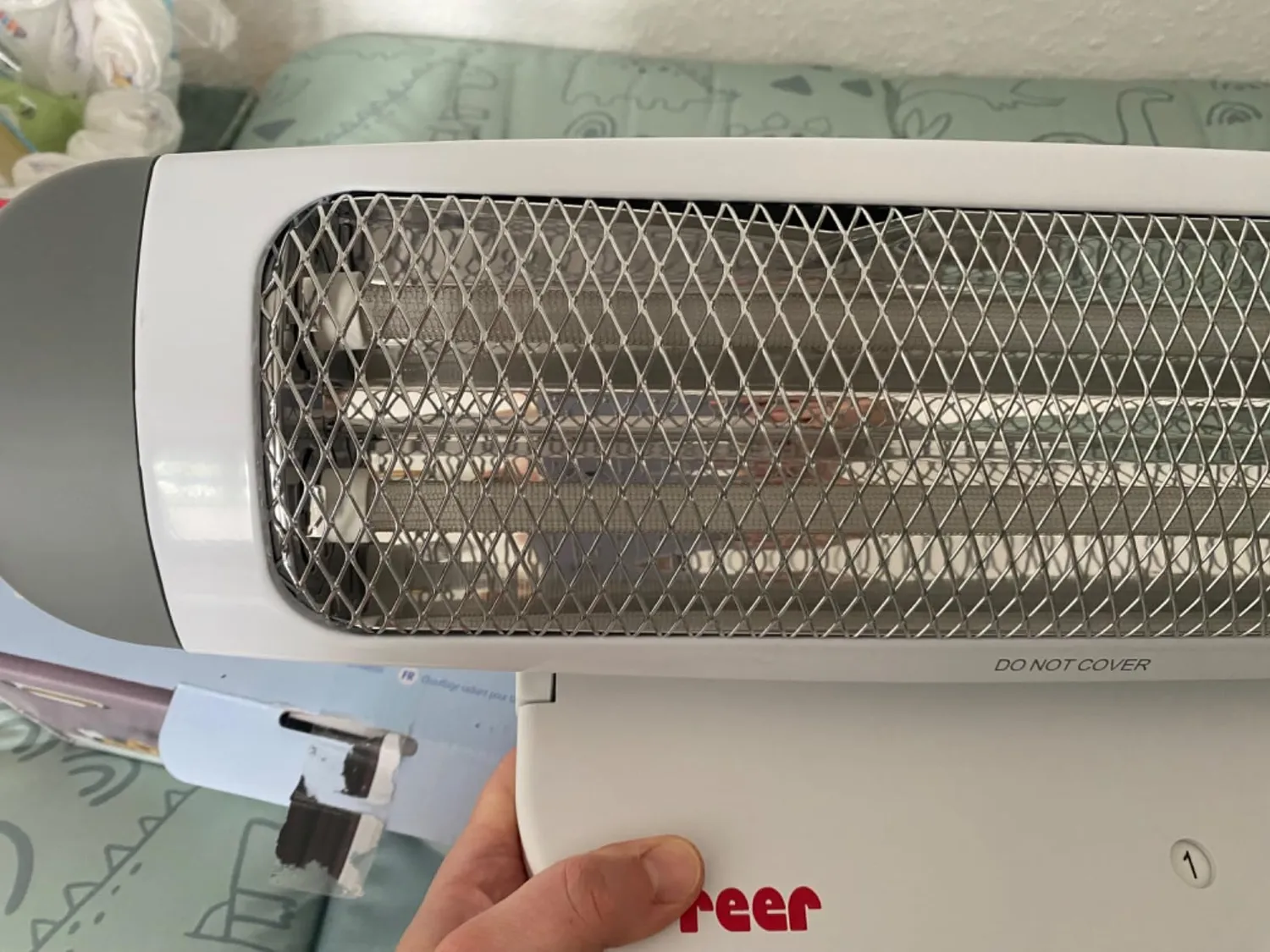 reer FeelWell Wickeltischstrahler 2 Heizstufen