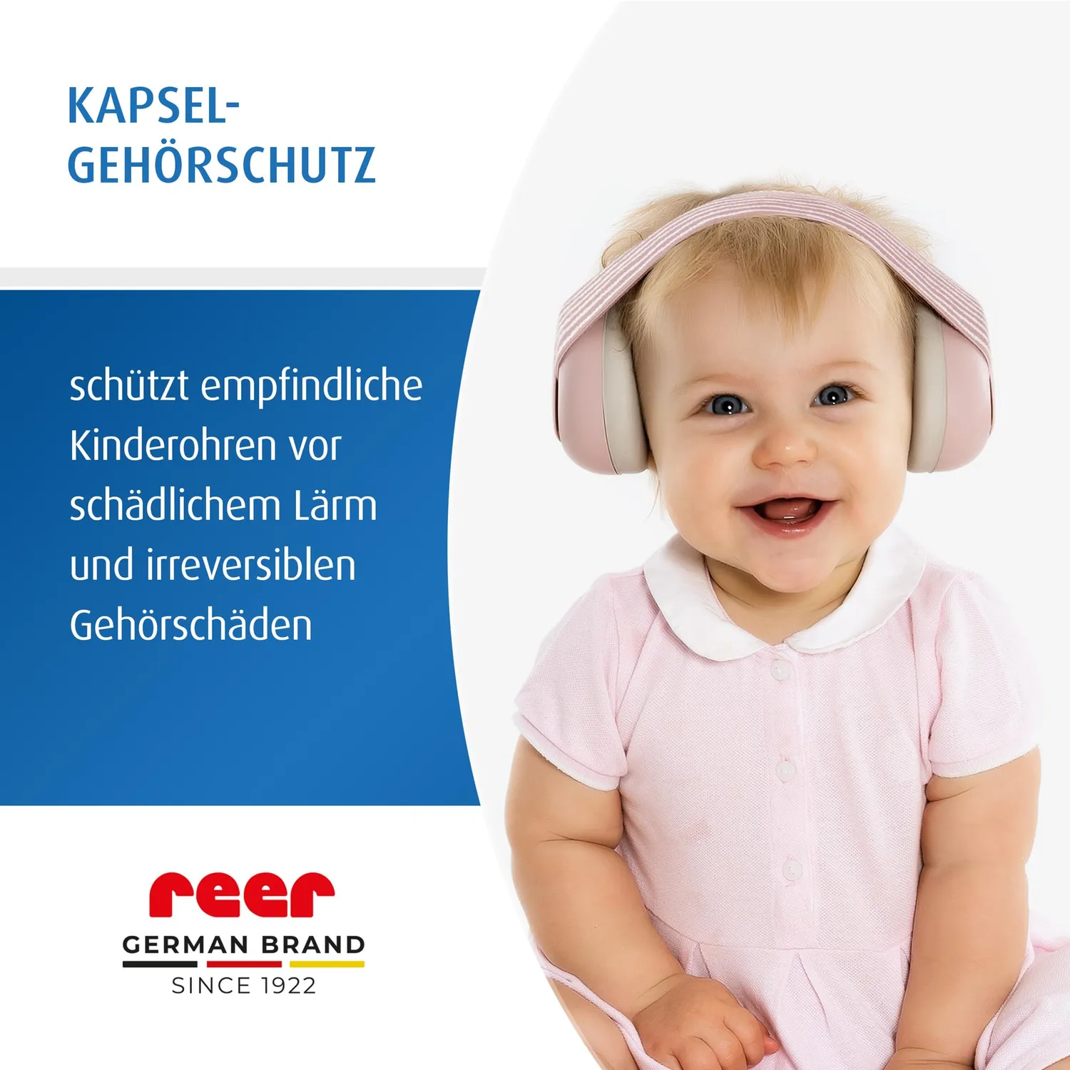 Reer SilentGuard Baby Gehörschutz rosa SNR 25