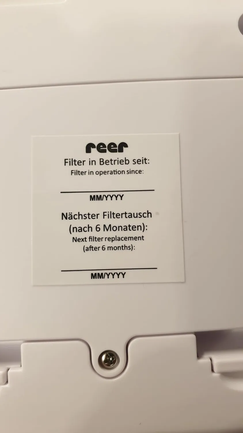 Reer 4in1 Air Purifier Luftreiniger weiß mit Nachtlicht