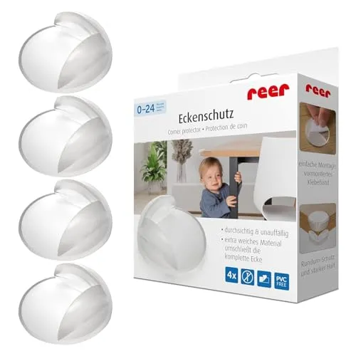 reer Eckenschutz Kantenschutz 4 Stück transparent weich