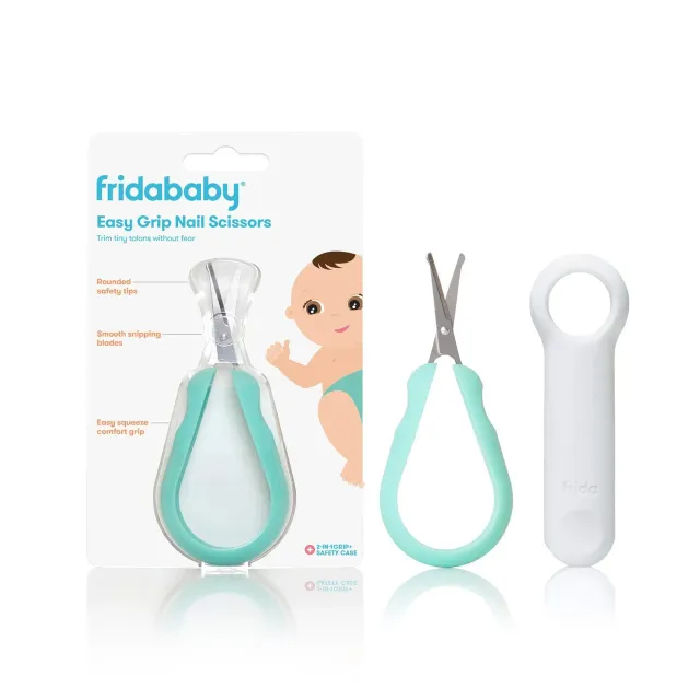 Frida Baby Nagelschere Easy Grip mit Etui Edelstahl