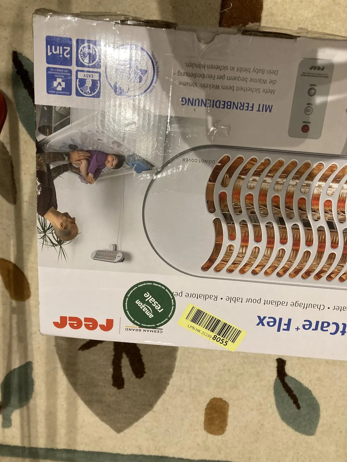 reer HeatCare+ Flex Wärmestrahler Wickeltisch 2in1 Standgerät