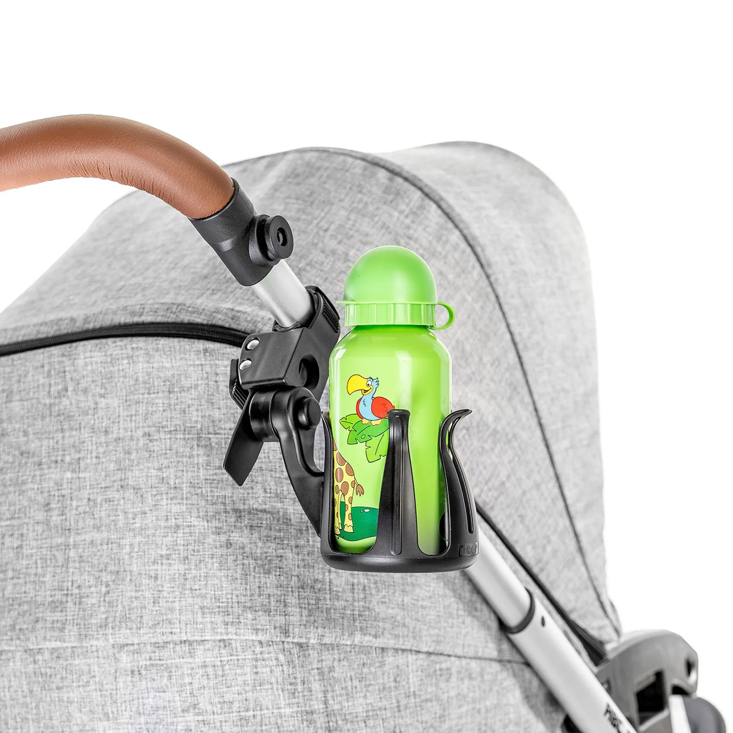 Reer Clip&Go 84021 Getränkehalter Kinderwagen schwarz