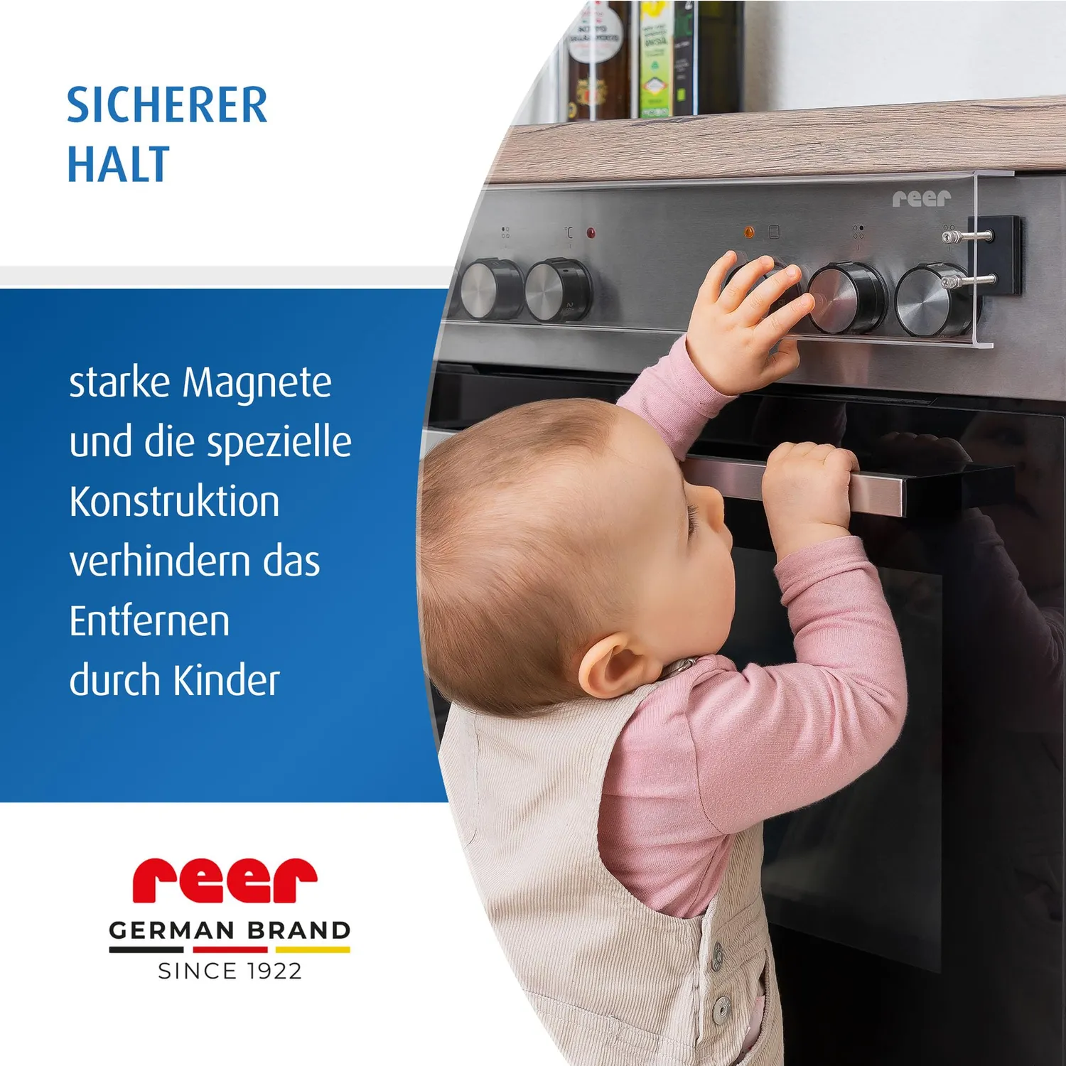 Reer Herdknopf-Abdeckung Schalterabdeckung transparent