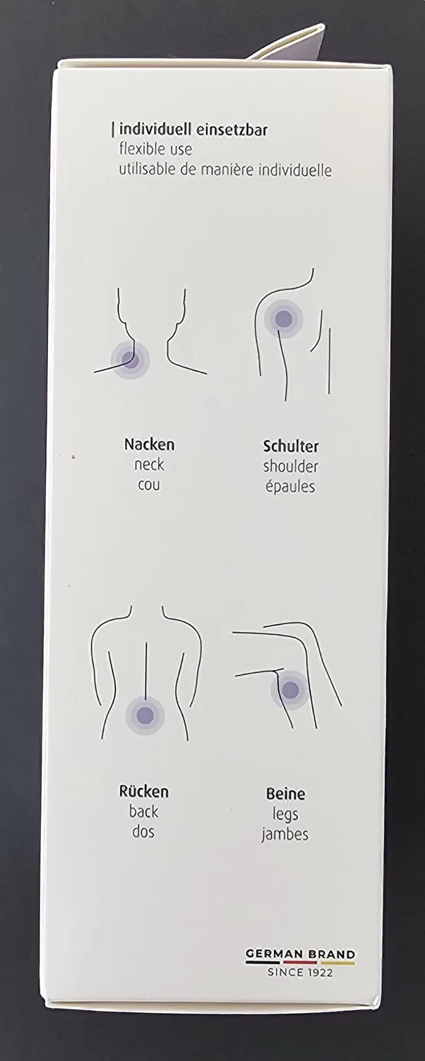 Reer Mama Massageroller Schwangerschaft Massagegerät Grau Lila Entspannung