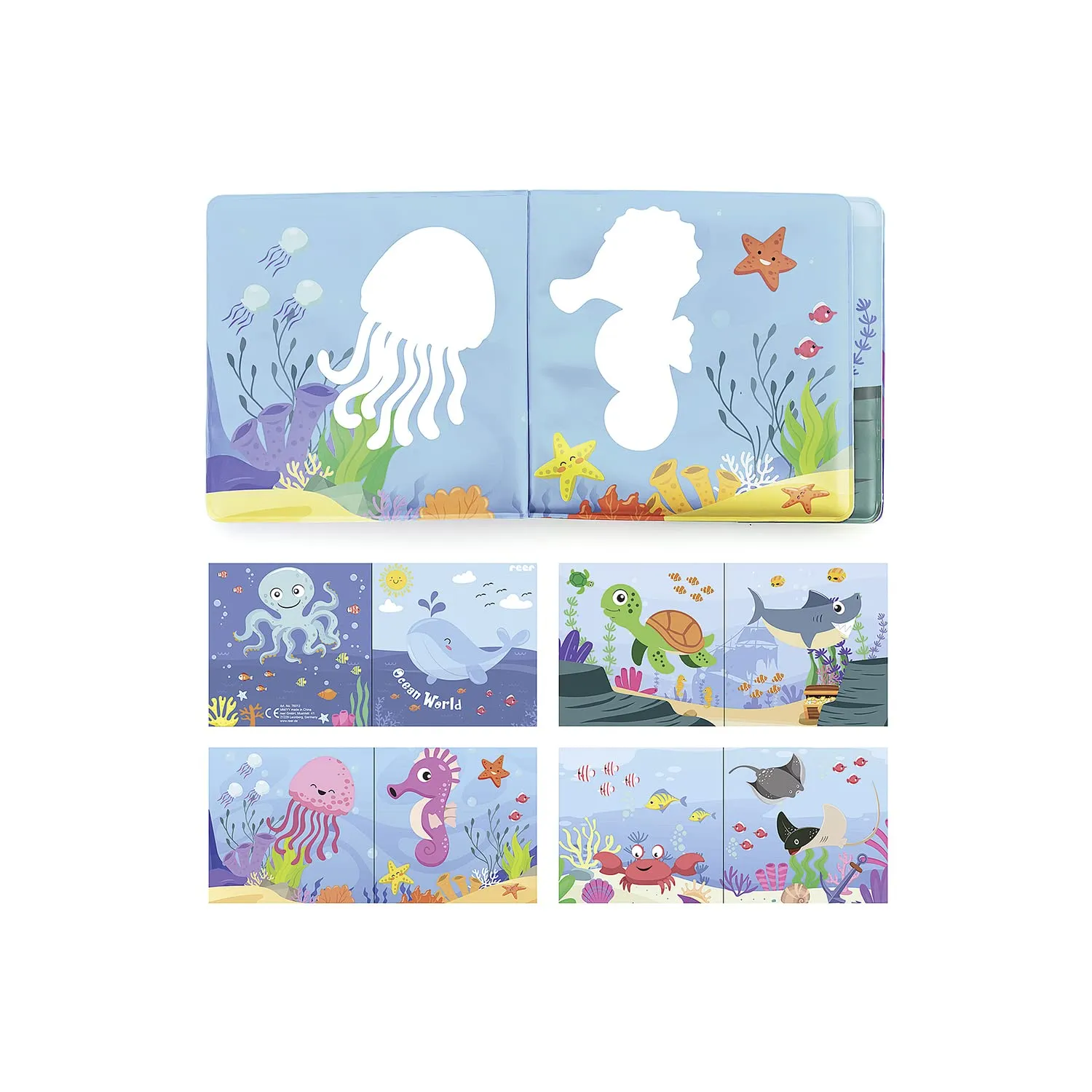 Reer MyHappyBath Badebuch Farbwechsel bunt 15 cm