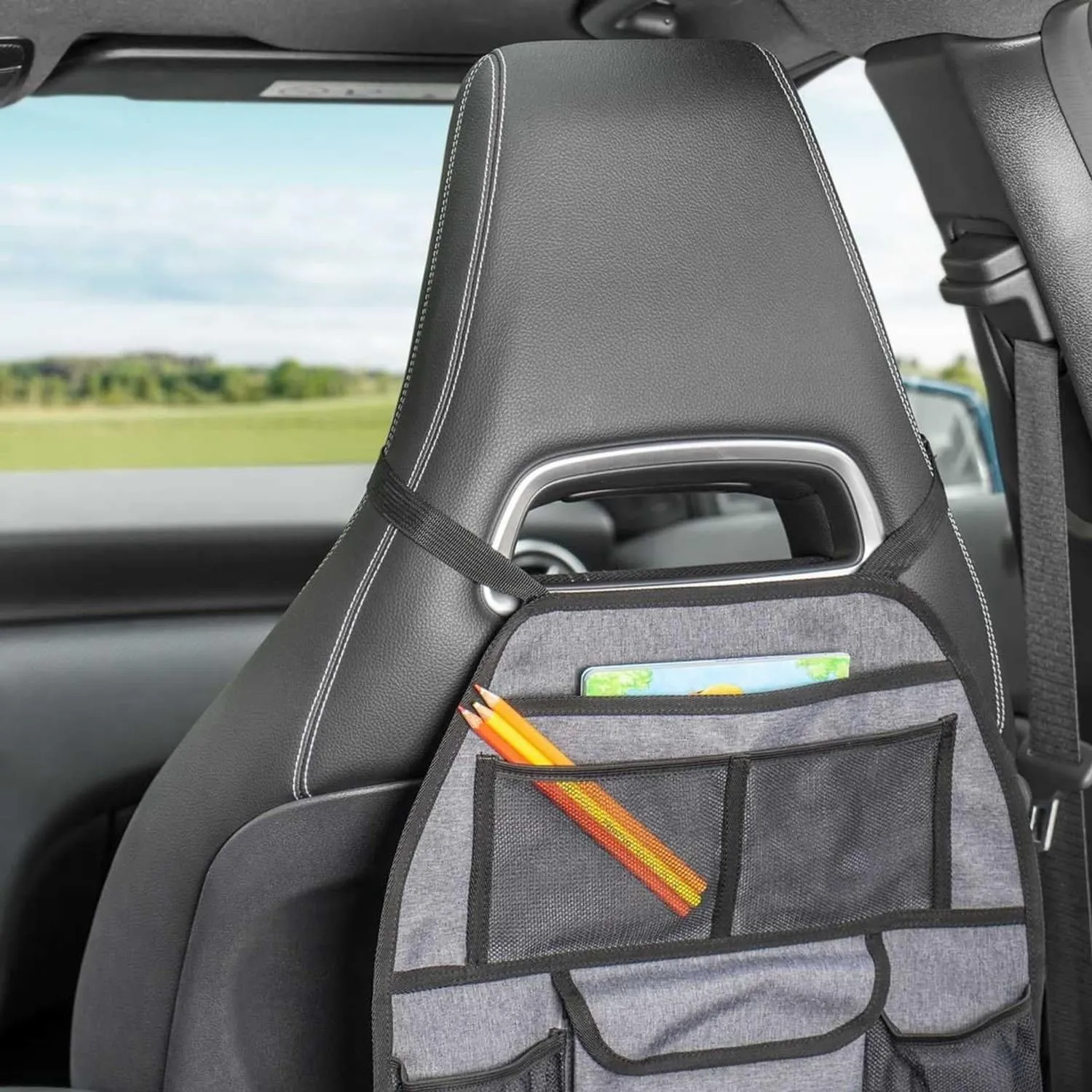 reer TravelKid Tidy Rücksitz-Organizer grau 41x58 cm