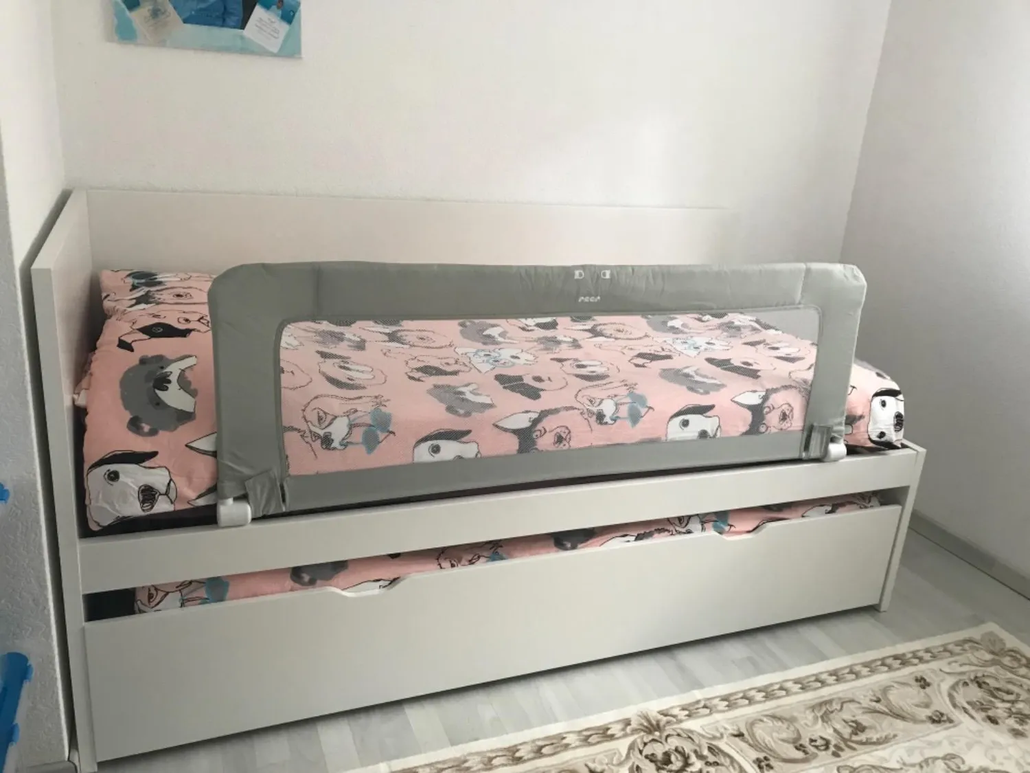 Reer ByMySide Bettgitter 150x50 cm grau extrahoch