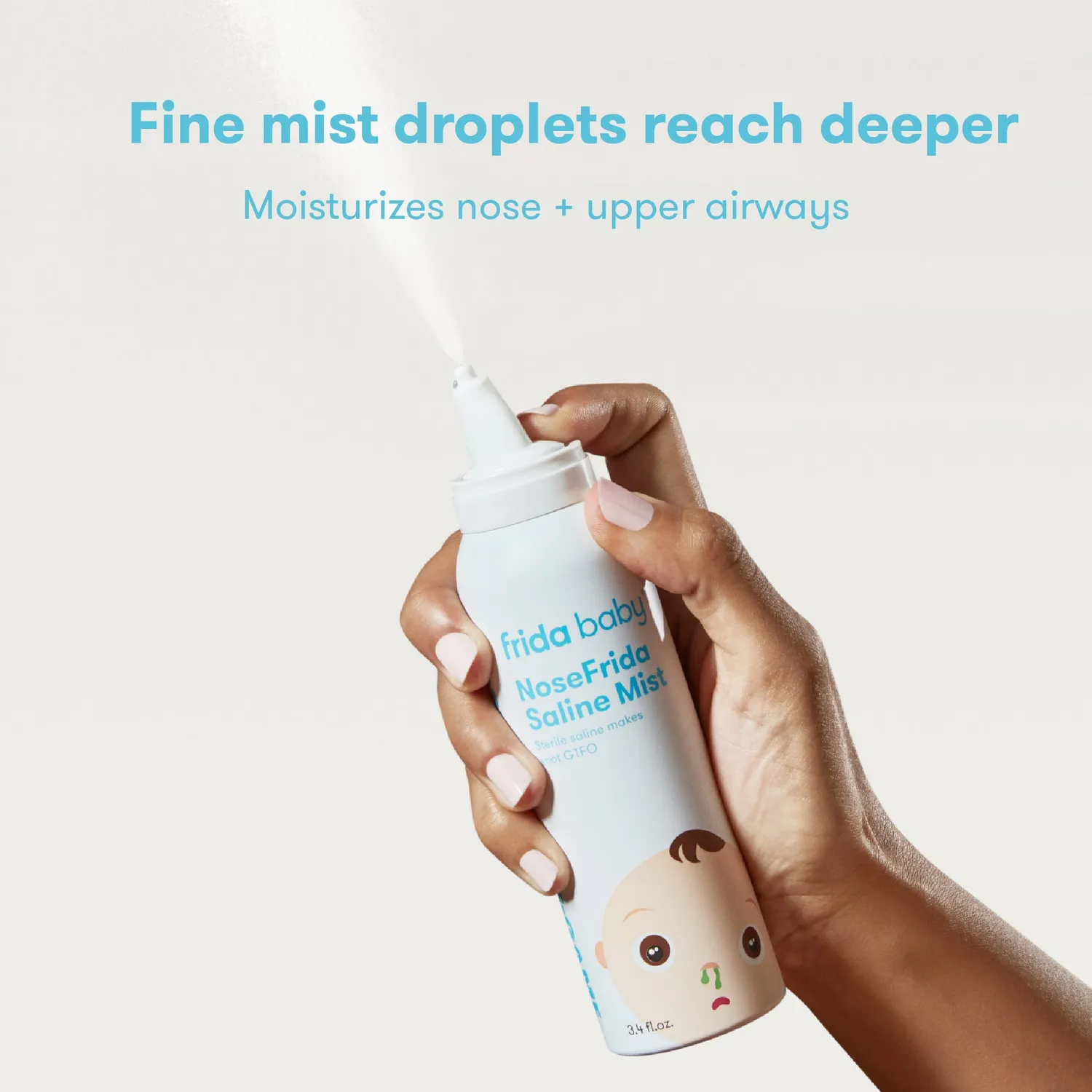 NoseFrida Saline Mist Nasenspray Baby 100 ml sanft