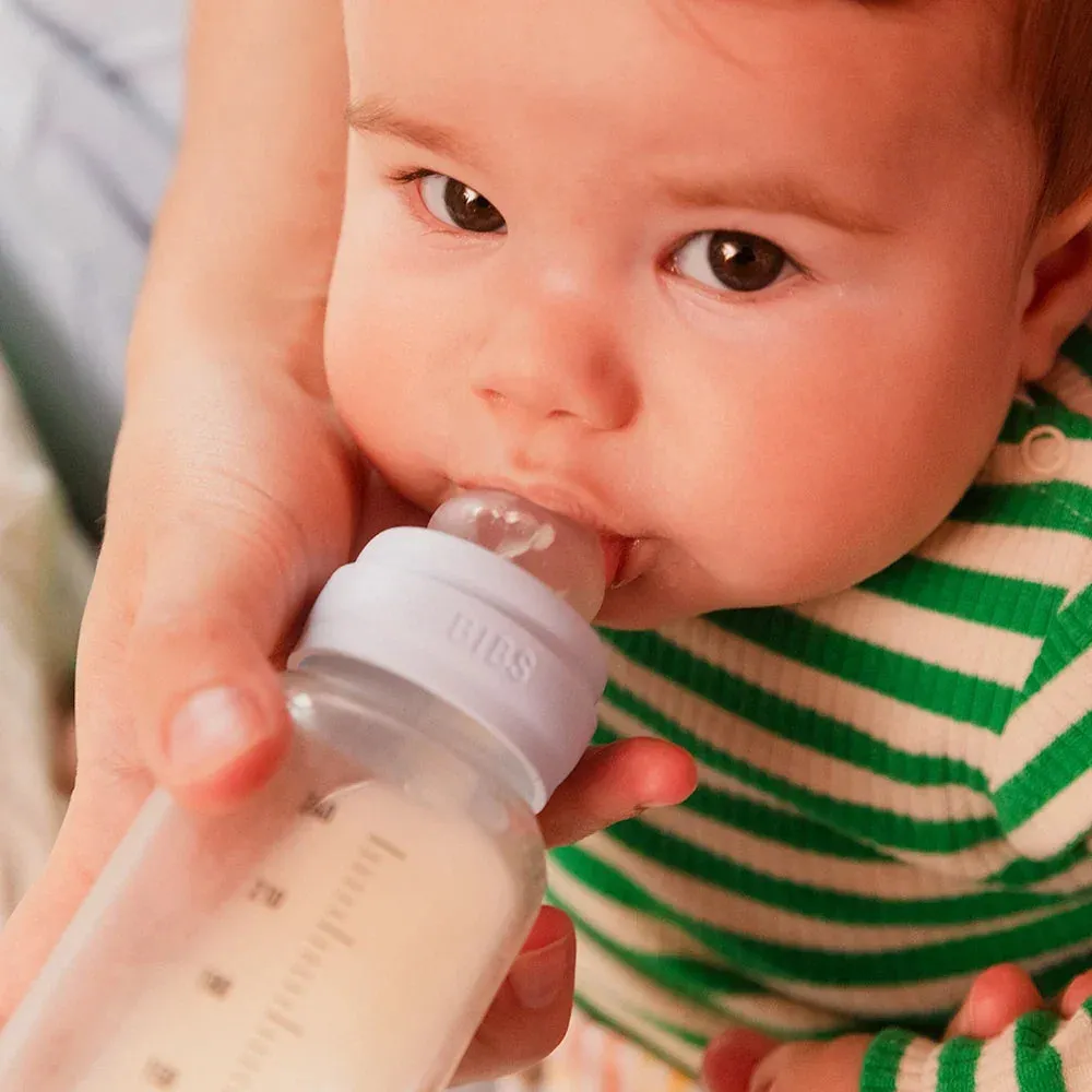 BIBS Baby Glass Bottle Glas Babyflasche Sage 120 ml
