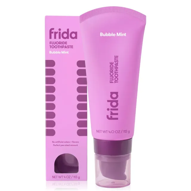 Frida Kids Fluoride Toothpaste Zahnpasta Bubble Mint mit Fluorid