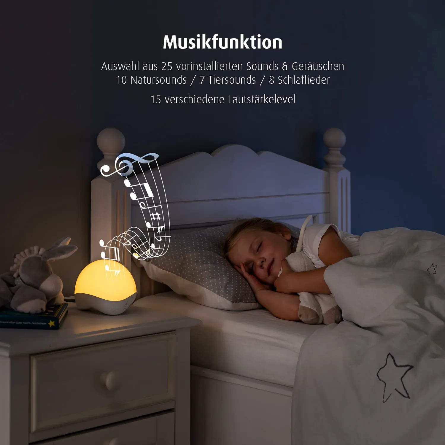 Reer MyMagicSmartLight Nachtlicht Alexa App Musik 16 Mio Farben