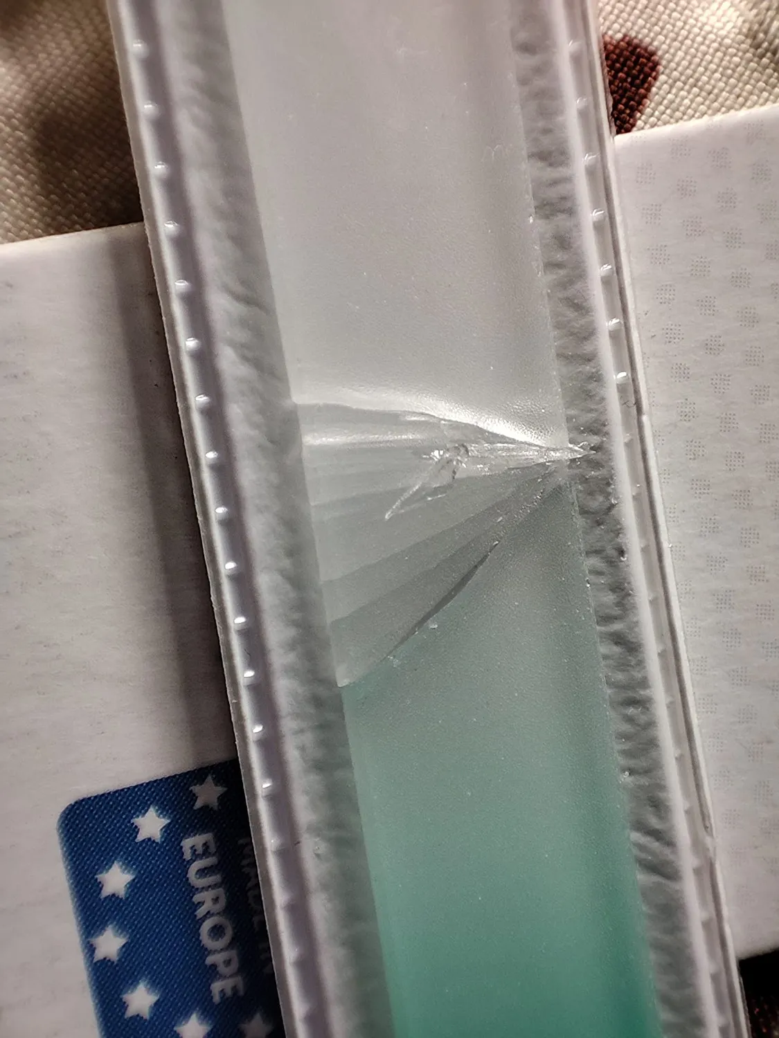 Reer PremiumCare Baby Glas-Nagelfeile weiß schonend