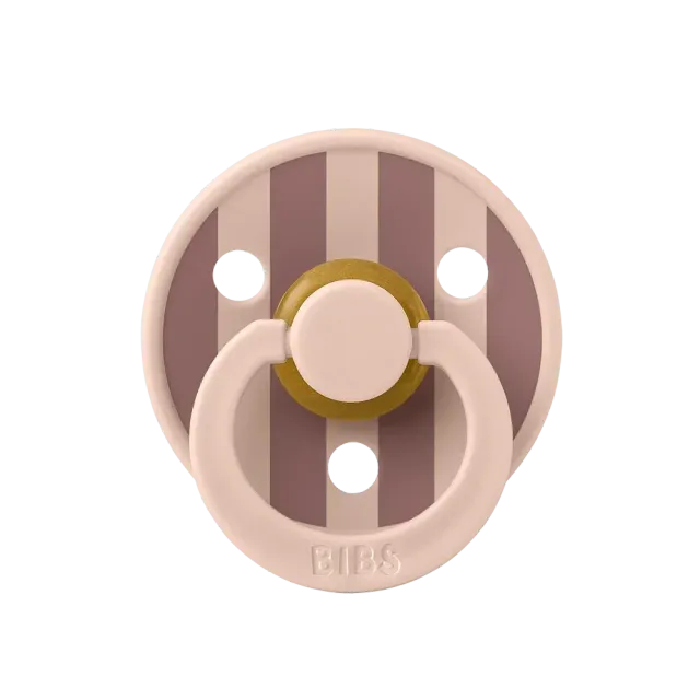 BIBS Studio Block Schnuller Blush Woodchuck 1 Stück Latex