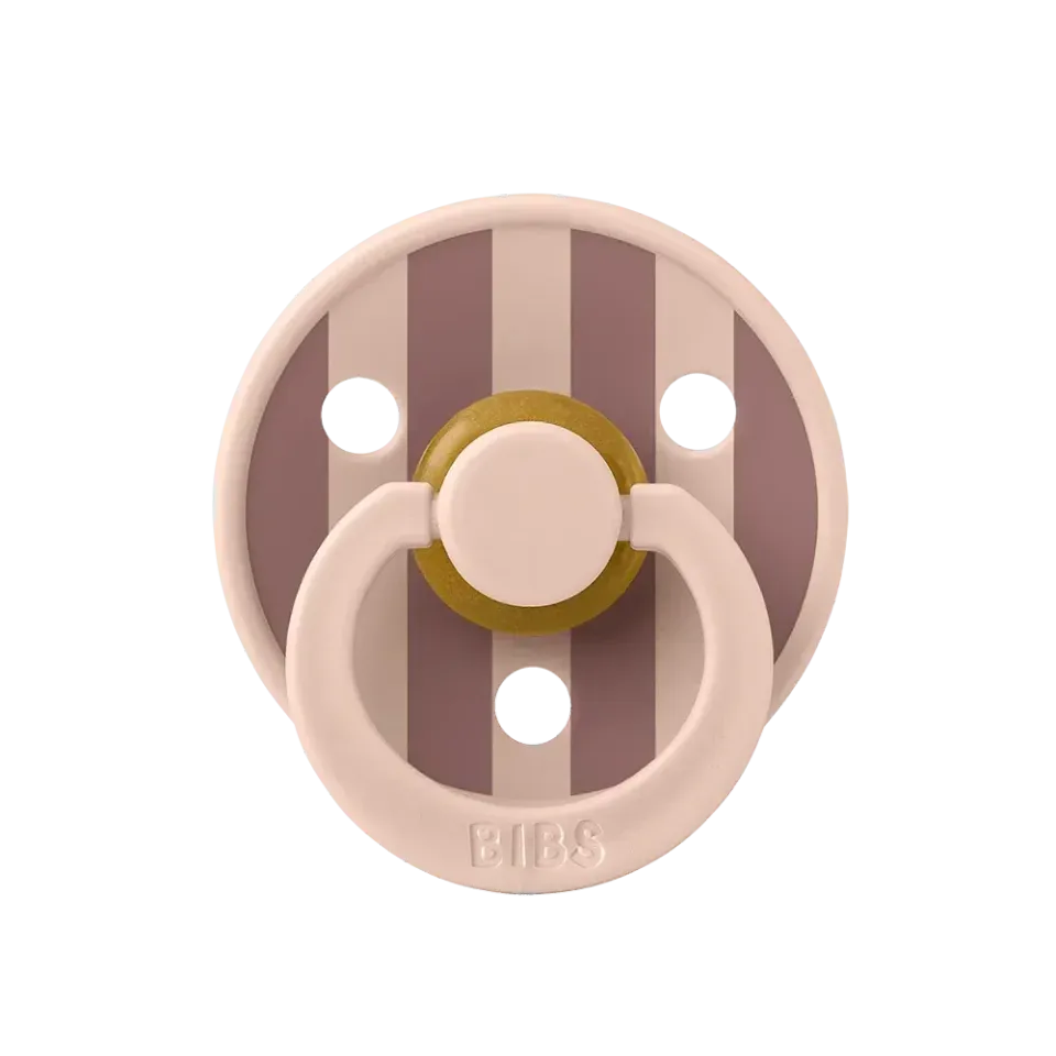 BIBS Studio Block Schnuller Blush Woodchuck 1 Stück Latex